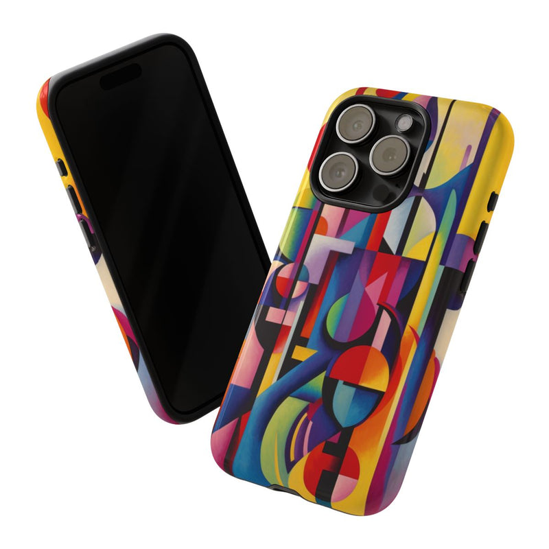 Abstracte Geometrische Vormen met Heldere Kleuren