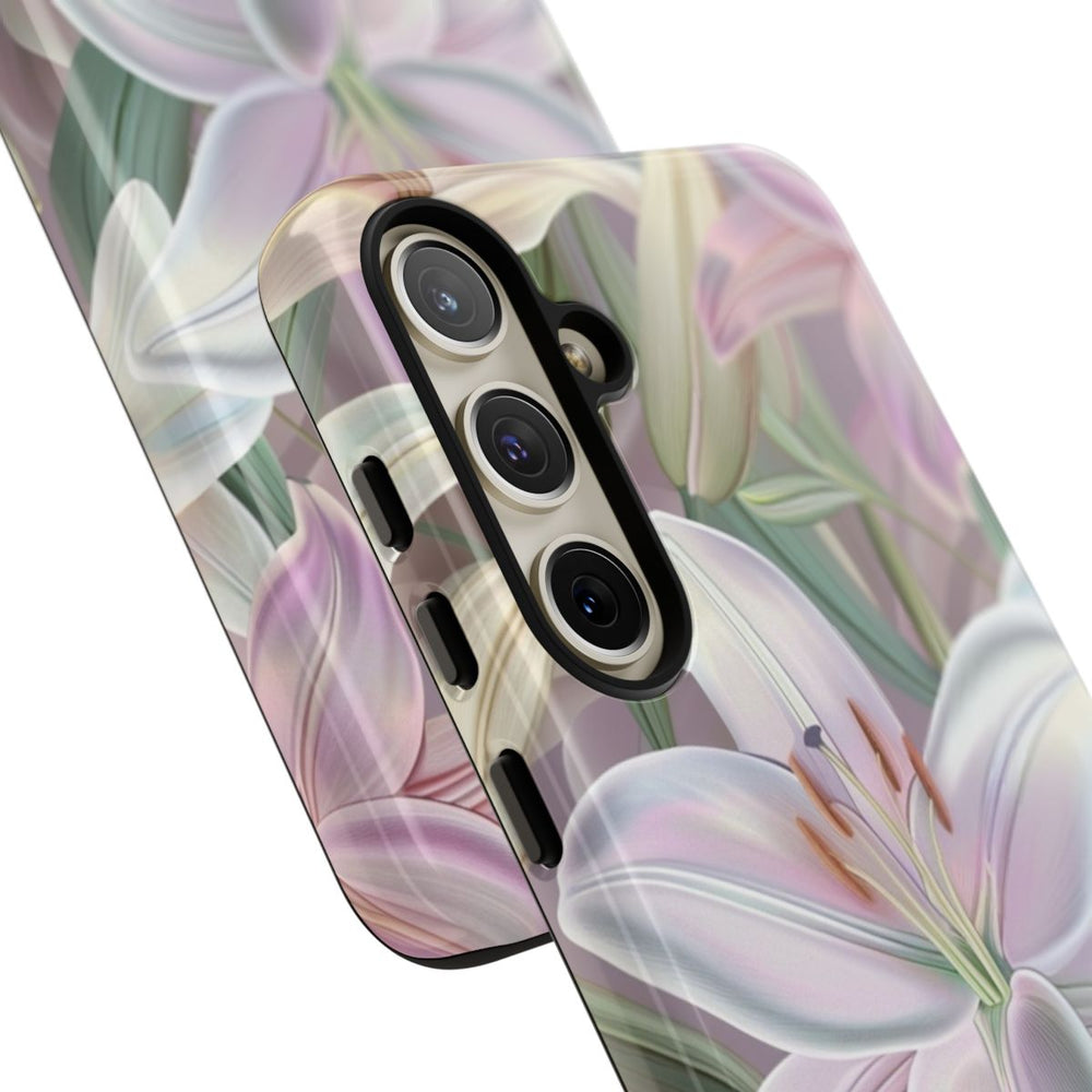 Pastelkleurige Paaslelies Bloemenpatroon