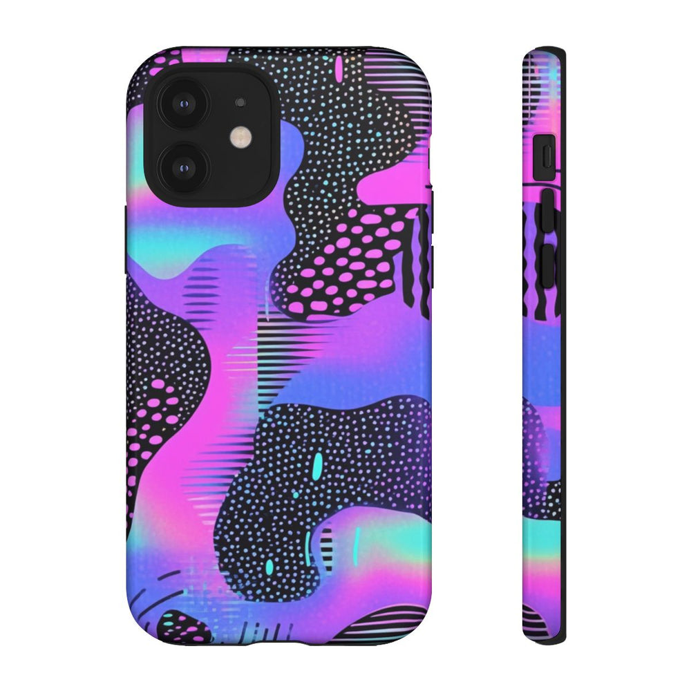 Abstract Neon Vaporwave Patroon