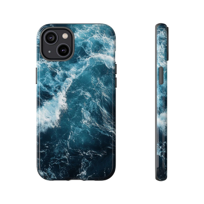 Oceaangolven in Diepblauw