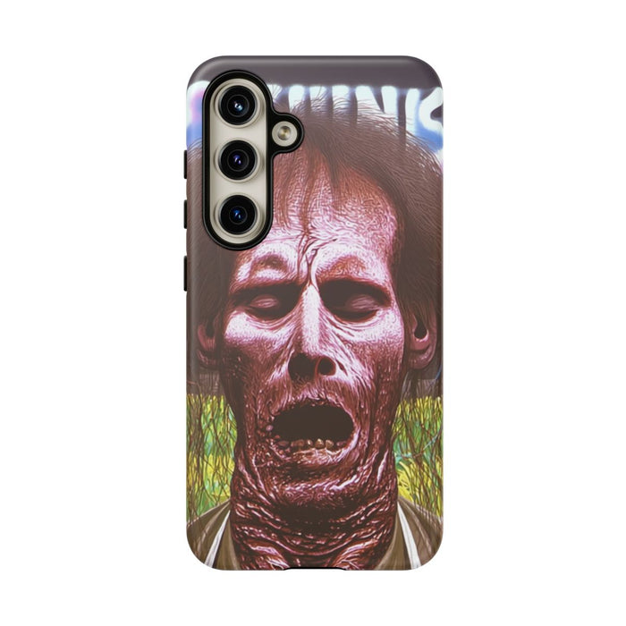 Surrealistisch Zombiegezicht met Vurige Lucht