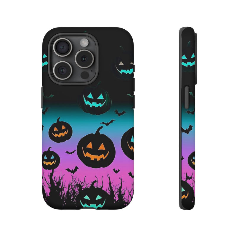Gloeiende Halloween Pompoenen en Vleermuizen