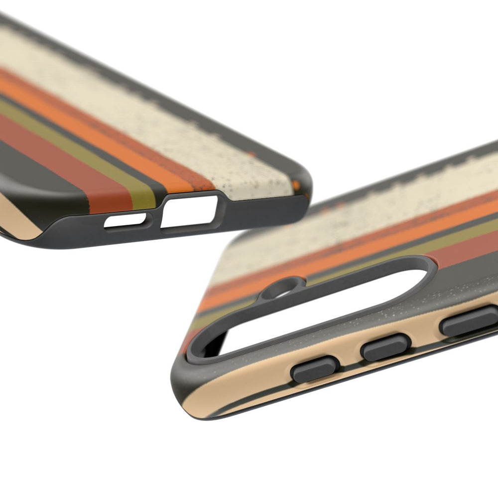 Retro Verticale Strepen en Stippenpatroon