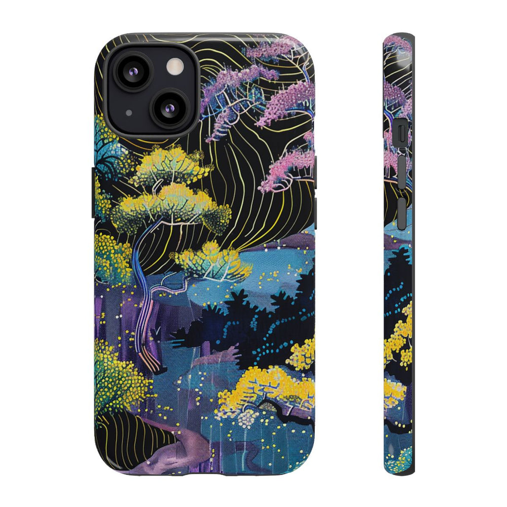 Kleurrijk Abstract Boomlandschap