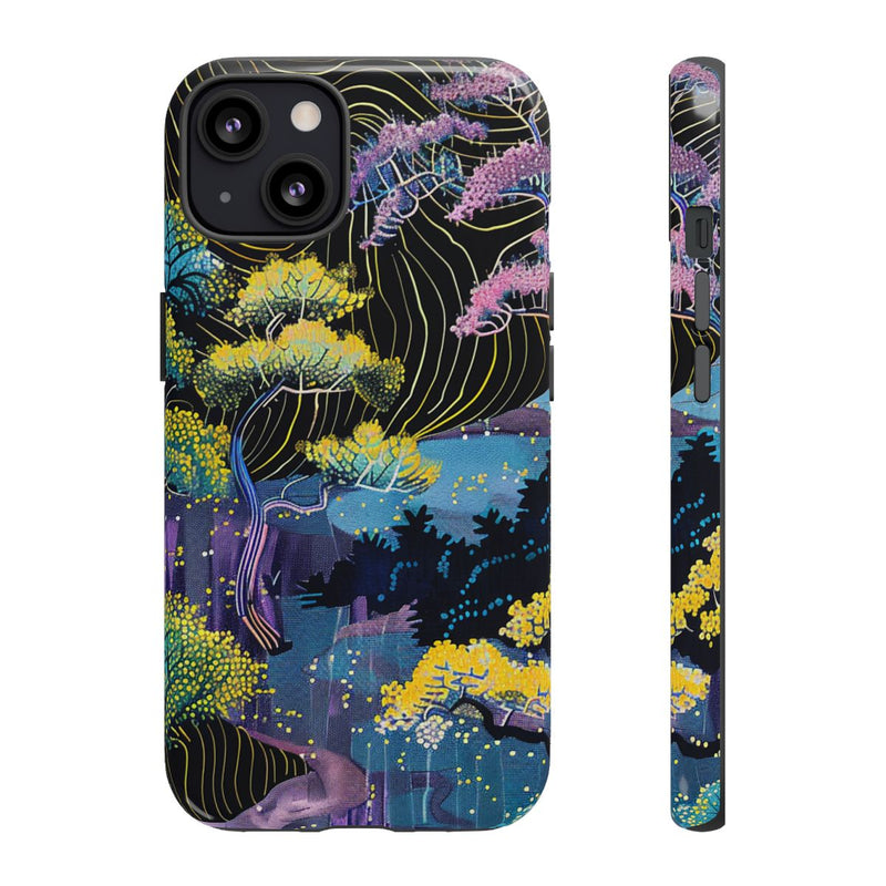 Kleurrijk Abstract Boomlandschap