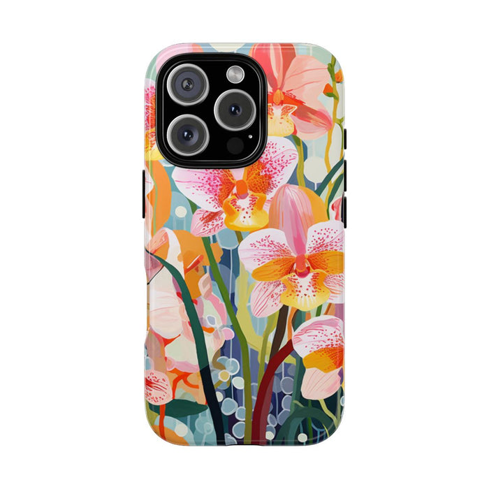 Kleurrijke Orchideeën Illustratie