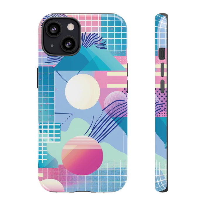 Abstract Geometrisch Patroon in Pasteltinten