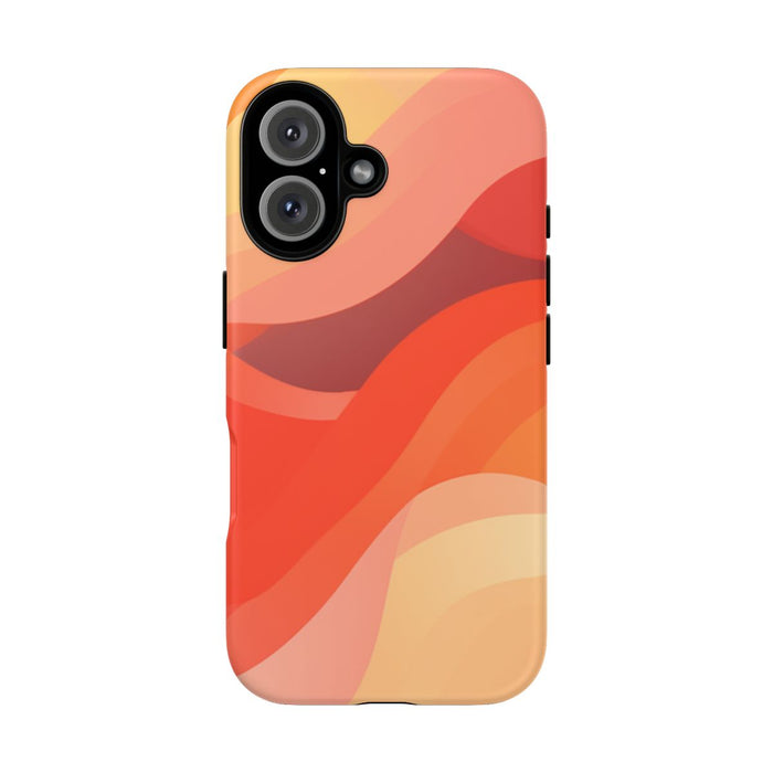 Warme Abstracte Golfpatronen