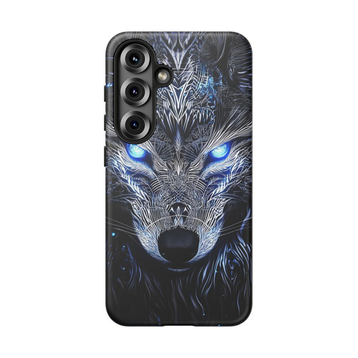 Majestueuze Wolf met Gloeiende Ogen