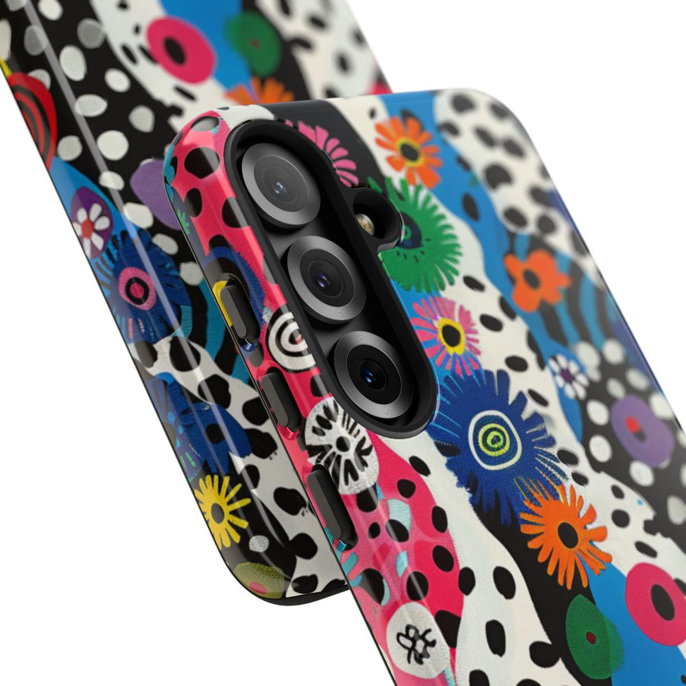 Kleurrijk Abstract Bloemen-Zebra Patroon