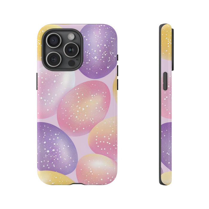 Pastelkleurige Glitter Paaseieren Patroon