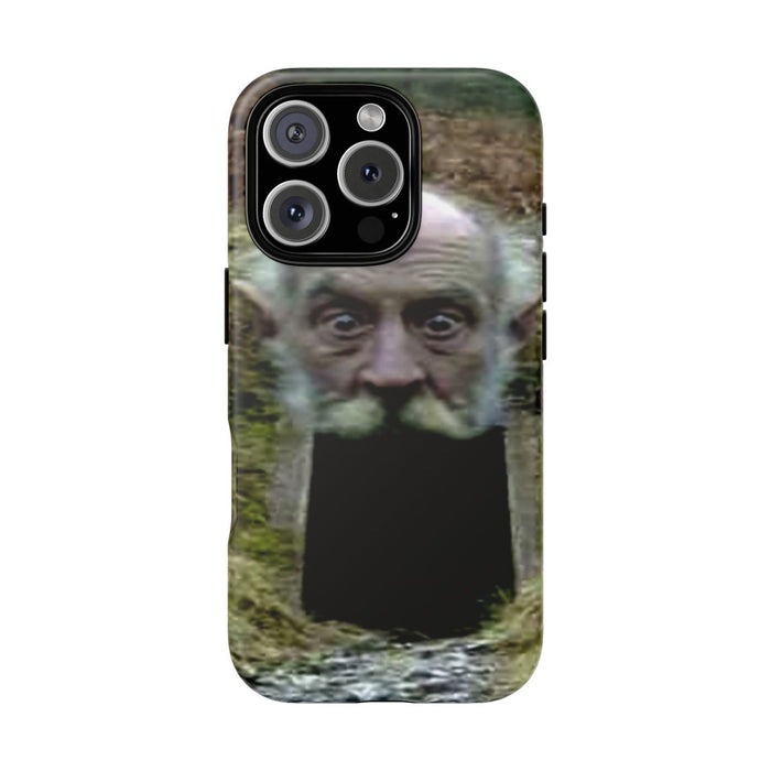Surrealistische Reuzenhoofd-Toegang in de Natuur
