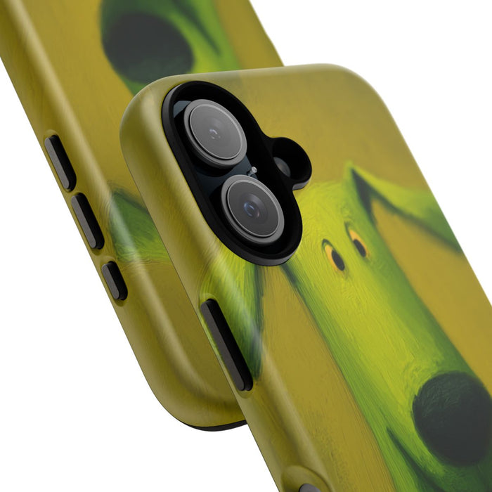 Groene Hond Mat Sterk Hoesje