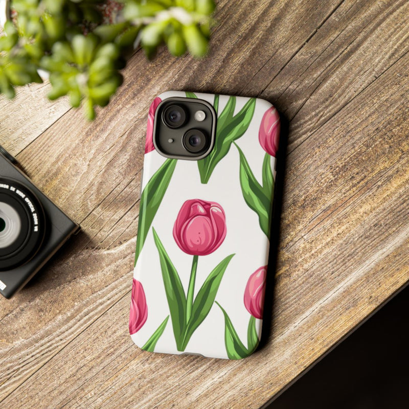 Roze Tulp Bloemenpatroon