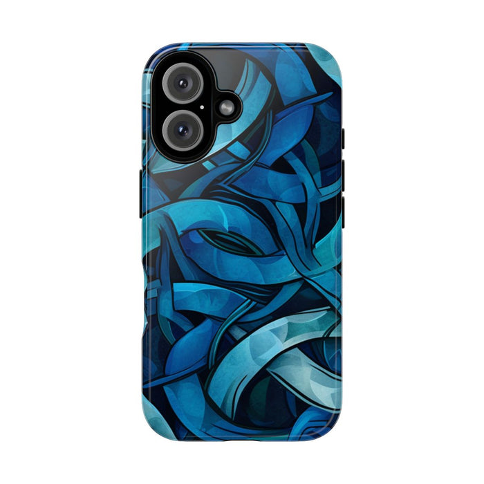 Blauw Keltisch Knoopmotief