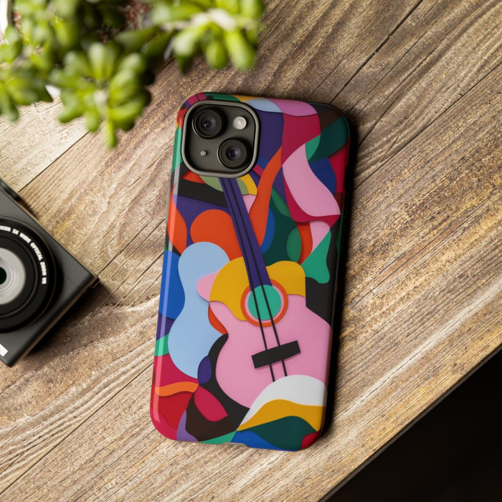 Kleurrijke Abstracte Gitaar