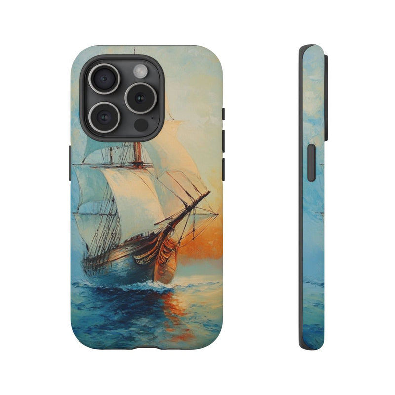 Zeilschip op Zee Olieverfschilderij