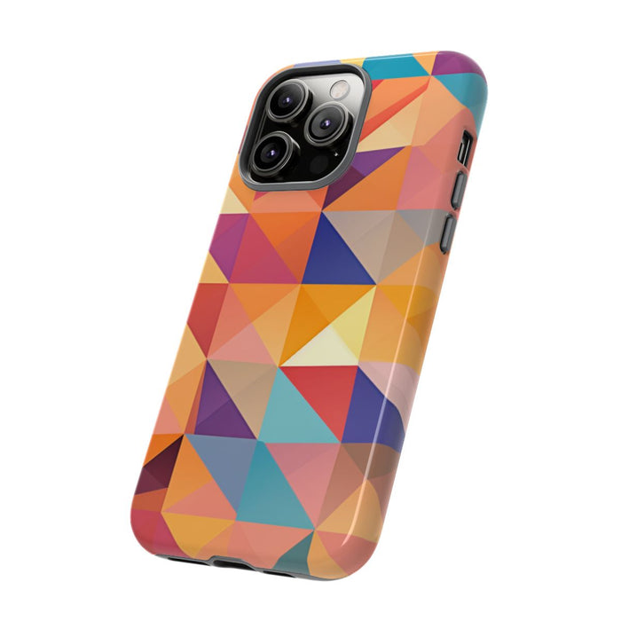 Kleurrijk Geometrisch Hoekpatroon