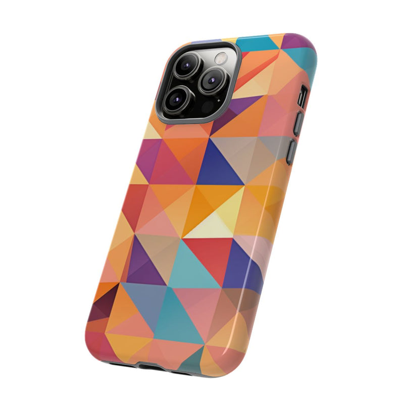 Kleurrijk Geometrisch Hoekpatroon