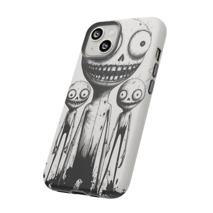 Slijmerig Monstertrio Lijntekening