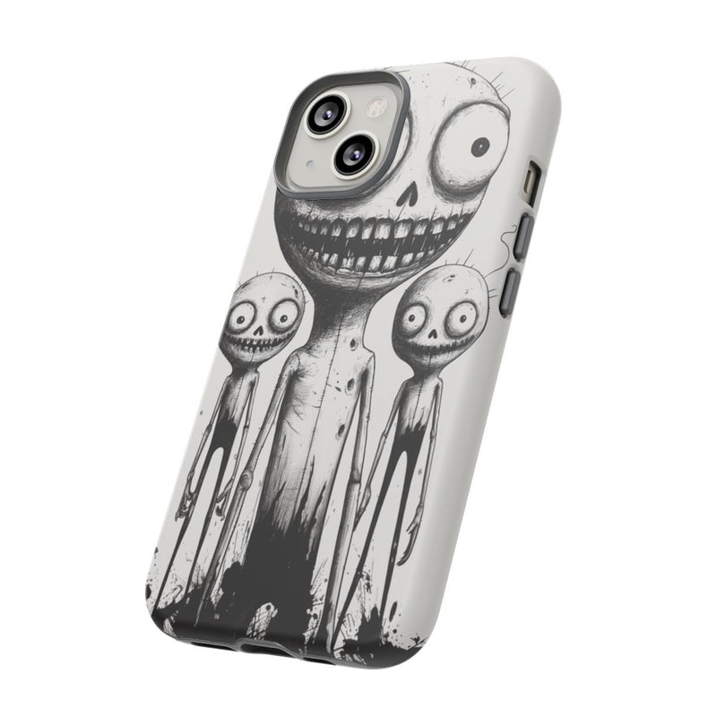 Slijmerig Monstertrio Lijntekening