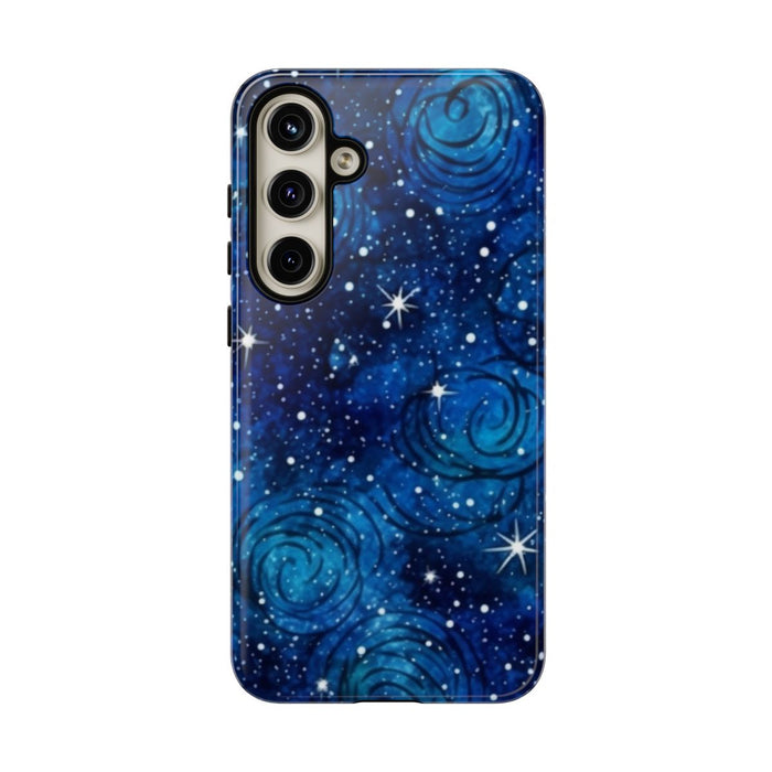 Blauw Sterrenstelsel Patroon