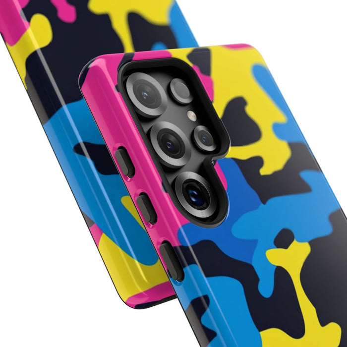 Neon Kleurrijk Camouflagepatroon