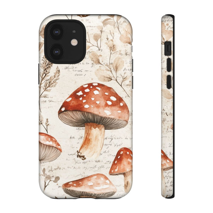 Aquarel Rode Paddenstoelen en Botanische Illustraties