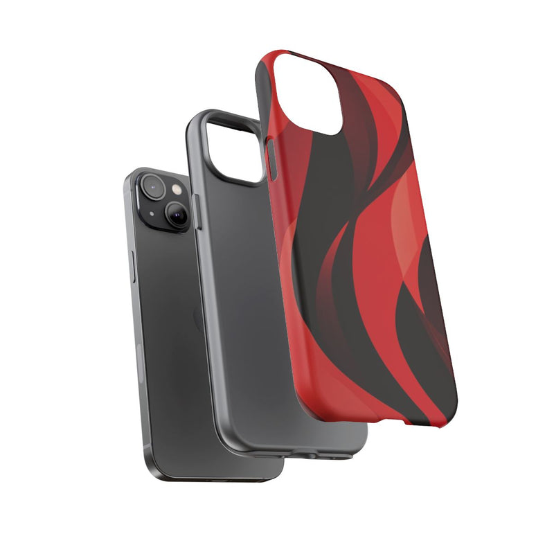 Modern Rood Golfpatroon