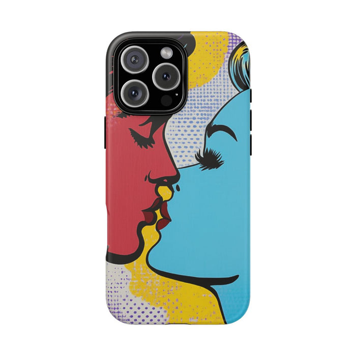 Popart Kussend Stel