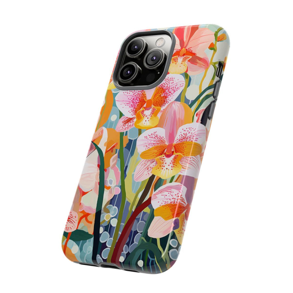 Kleurrijke Orchideeën Illustratie