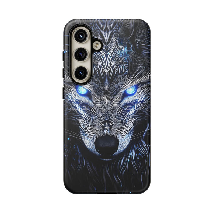 Majestueuze Wolf met Gloeiende Ogen