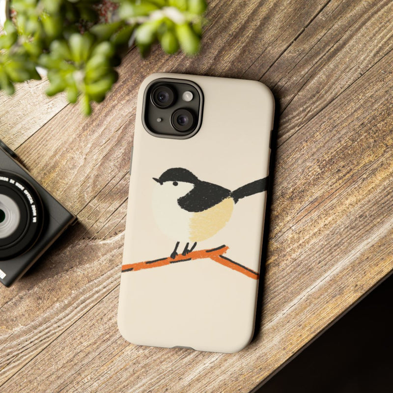 Minimalistische Vogelillustratie