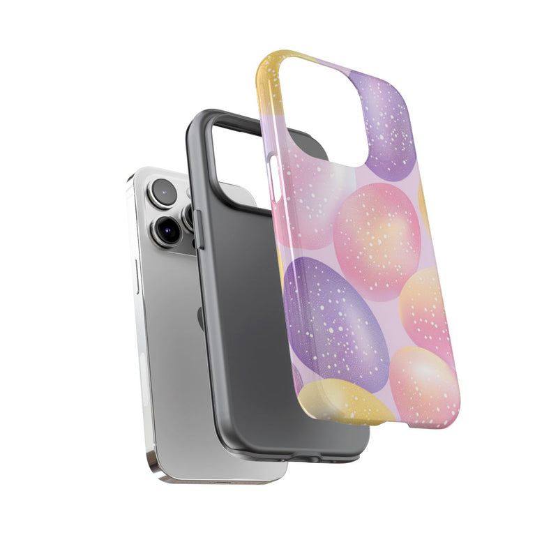 Pastelkleurige Glitter Paaseieren Patroon