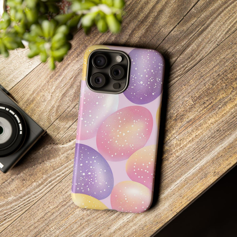 Pastelkleurige Glitter Paaseieren Patroon