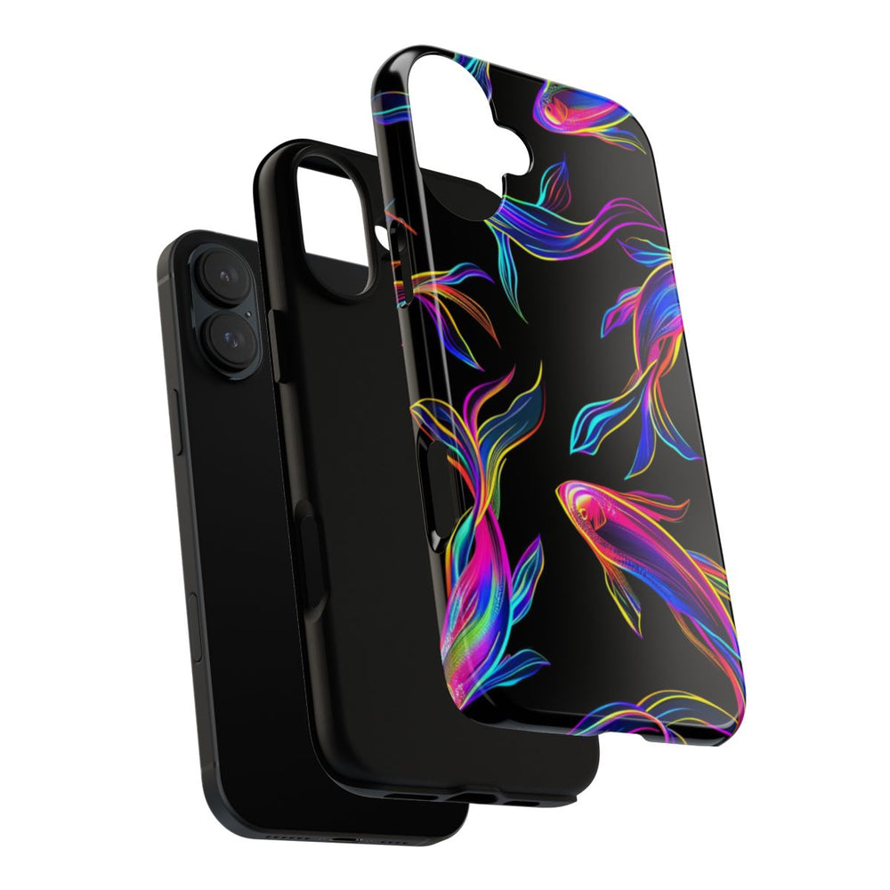Neonkleurige Vissenpatroon