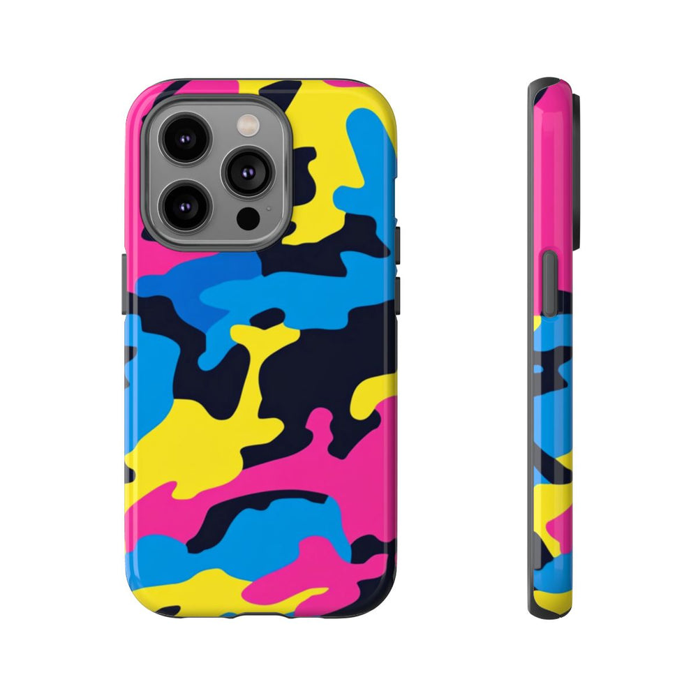 Neon Kleurrijk Camouflagepatroon