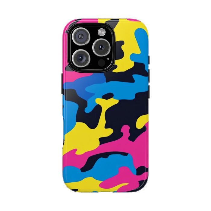 Neon Kleurrijk Camouflagepatroon