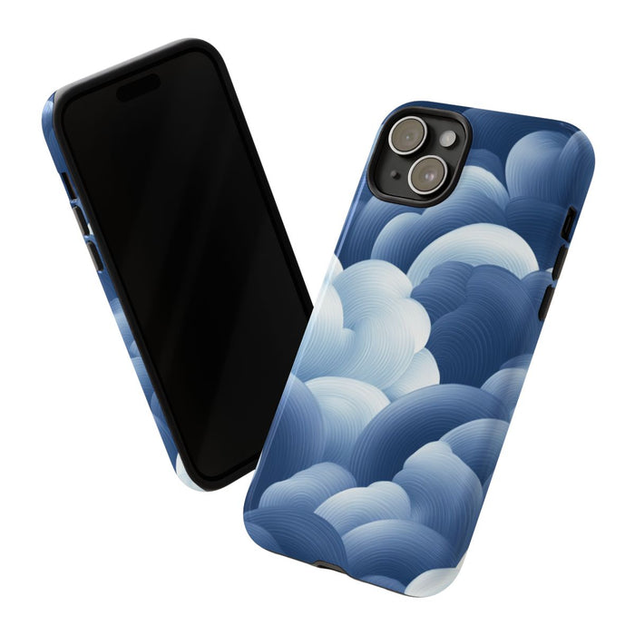 Blauw-Wit Wolkenpatroon