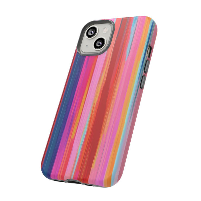 Levendige Verticale Strepen Abstracte Kunst