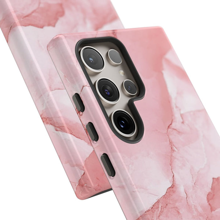 Roze Marmerstructuur met Glanzende Afwerking