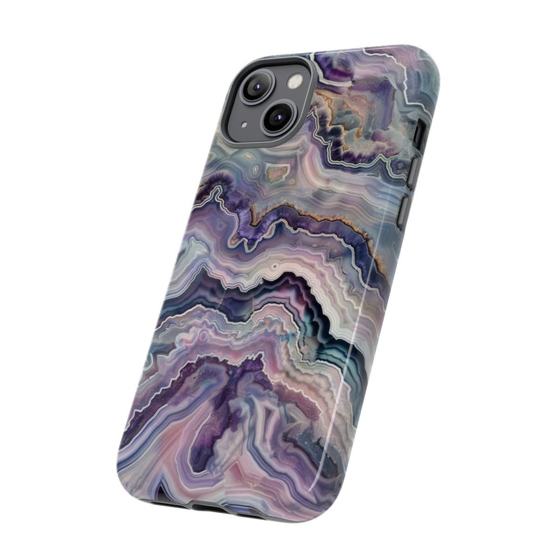 Paars-Blauw Geodepatroon