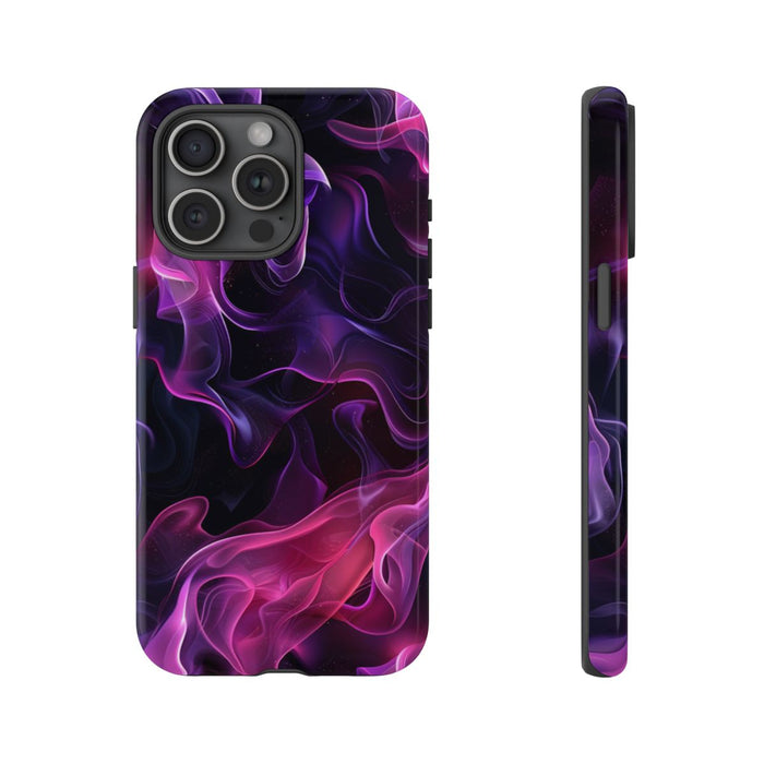 Violette en Roze Abstracte Vlammen