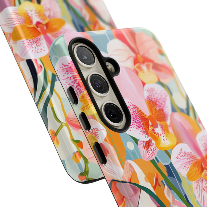 Kleurrijke Orchideeën Illustratie