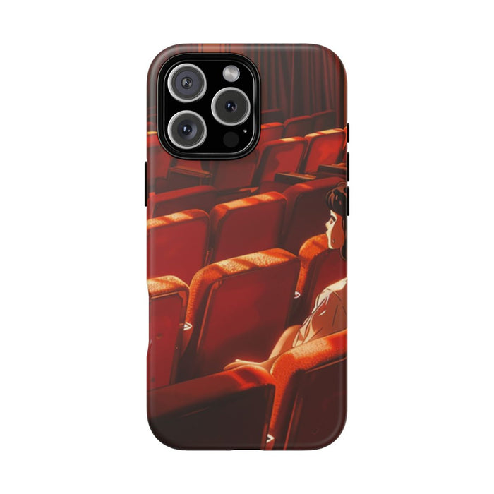Meisje Zittend in Lege Theaterzaal
