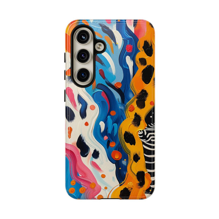 Abstract Kleurrijk Zebra Patroon