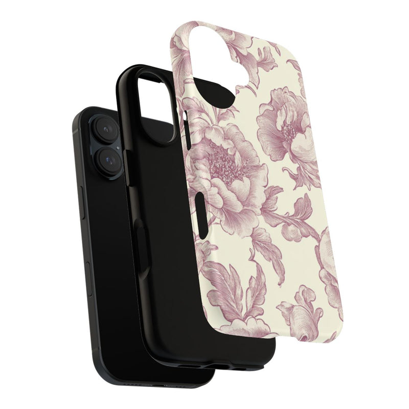 Elegante Victoriaanse Bloemenprint