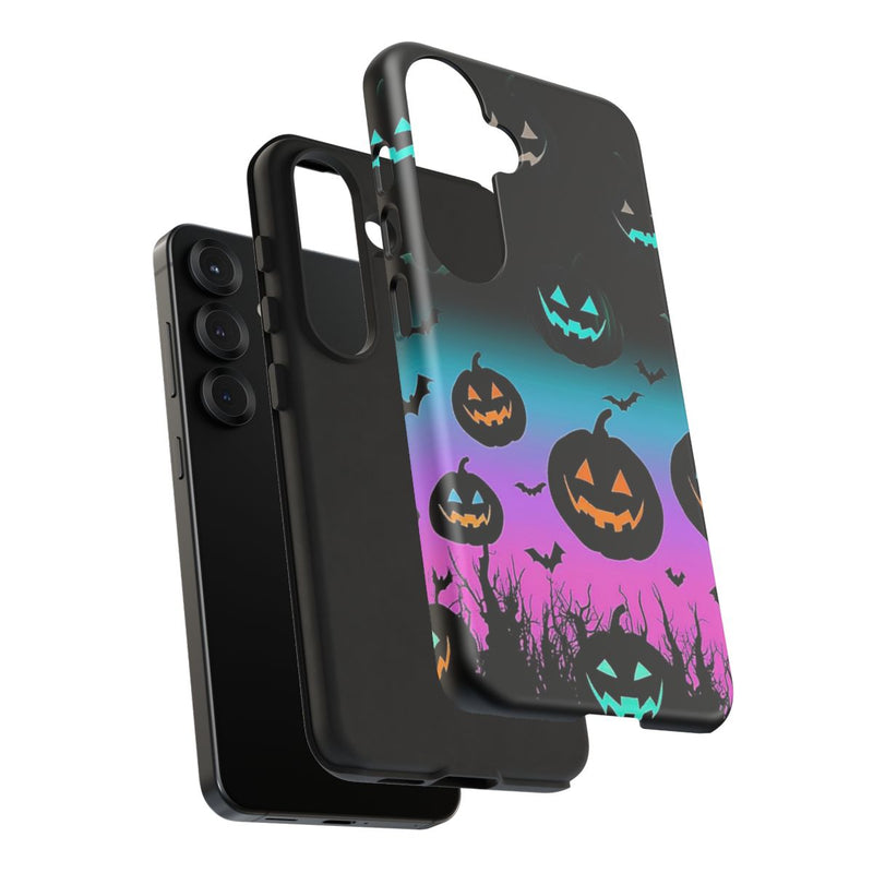 Gloeiende Halloween Pompoenen en Vleermuizen