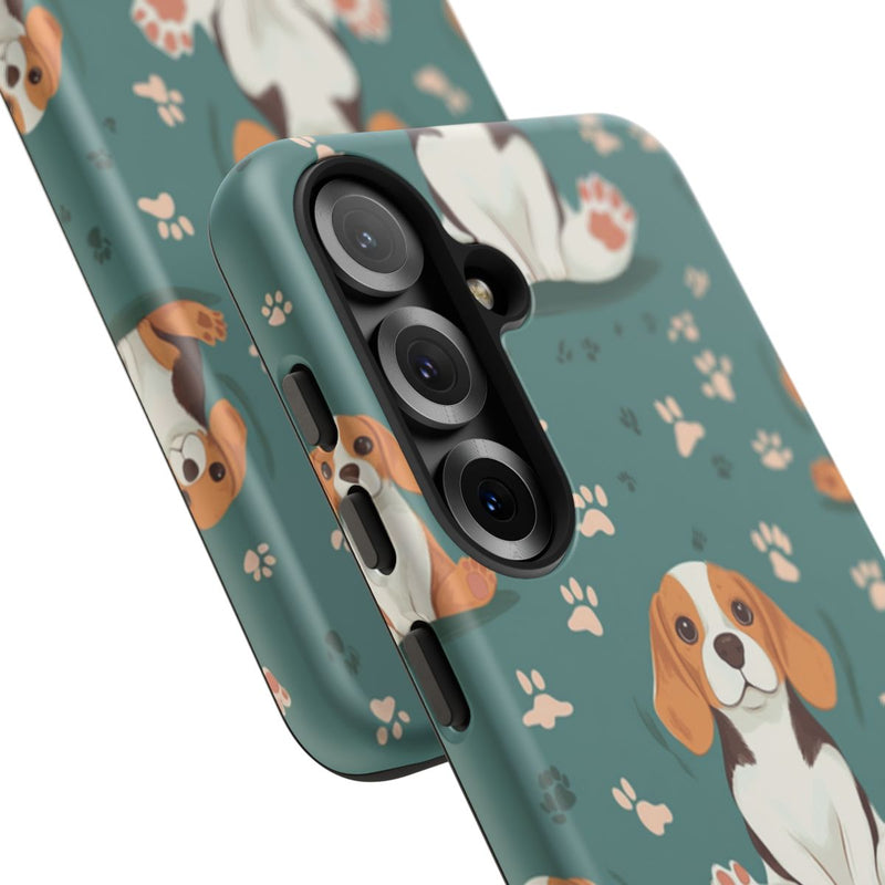 Beagles met Pootafdrukken Patroon