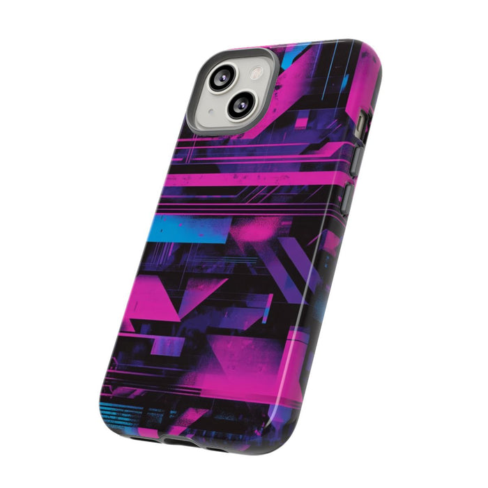 Neon Geometrisch Abstract Patroon